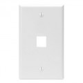 Leviton wallplate 1-port, 41080-1