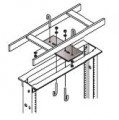 CHATSWORTH 10595, Rack-To-Runway Mounting Plate, black