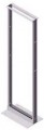 CHATSWORTH  Standard 19" x 7' Equipment Rack, Brushed Aluminum Clear