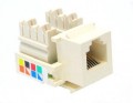 AMP CAT 3 RJ11 JACK, Almond