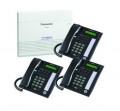  KX-TA824PK Pkg, 1 Ctrl Unit w 3 Lines, CID, 8 Stn Ports & 3 phones