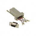 RJ45 to DB9 Female Modular Adapter 