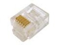 RJ 11 Mod ends, 6 conductor conector, 100Ct.